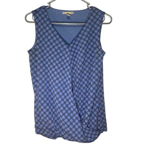 Dan Buchman Geometric Blue Tank - Picture 1 of 6